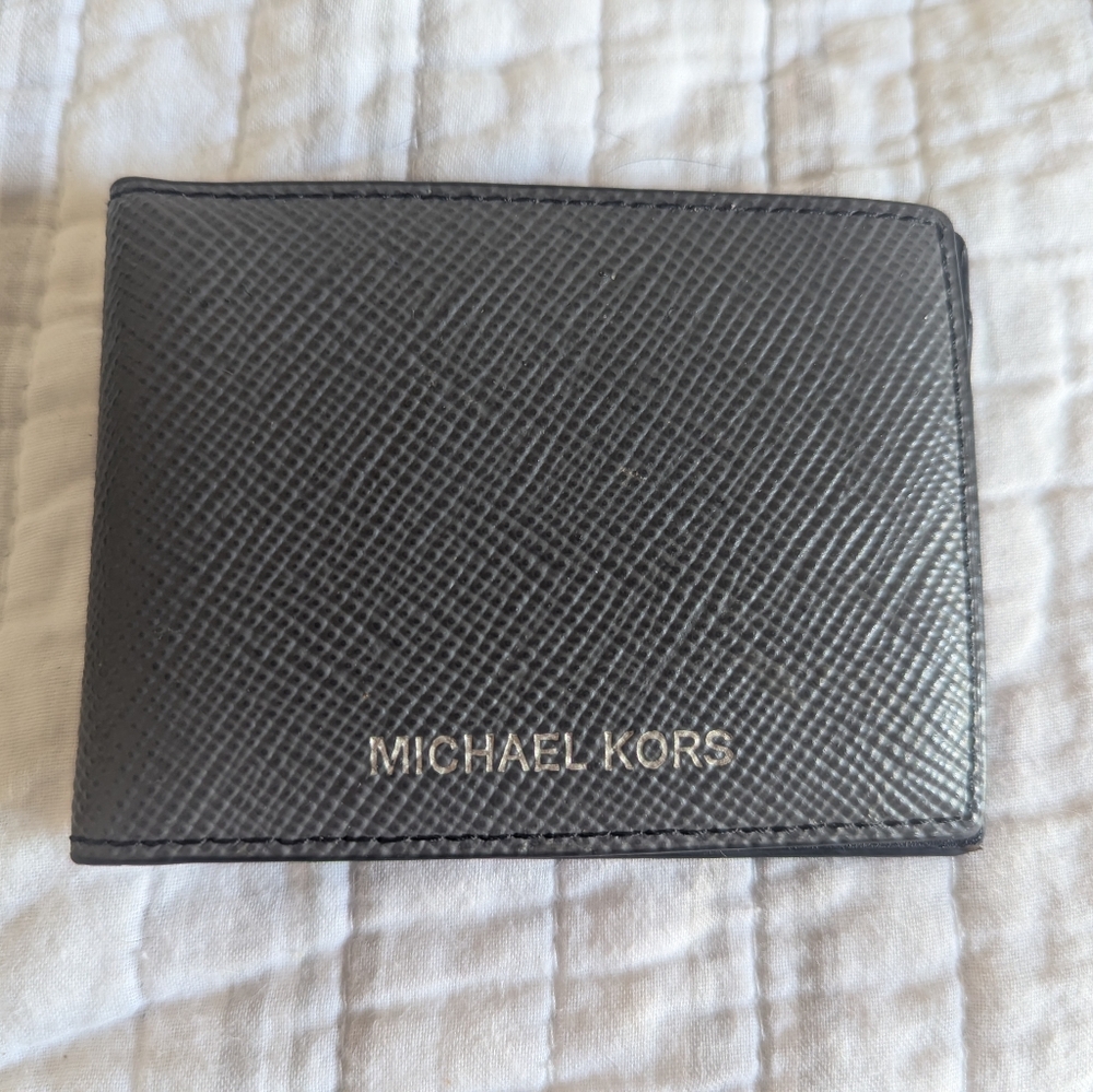 Michael Kors Textured Black Card Holder